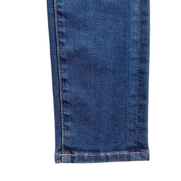 FRAME Le Skinny de Jeanne Jean Mid-Rise Palisade Medium Blue Wash 24 NWOT - Picture 5 of 10